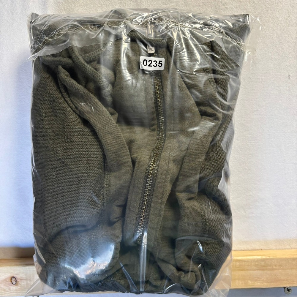Eddie Bauer Full Zip Hoodie Womens L Green Floral Embroidered Cotton Long Sleeve - Picture 9 of 9